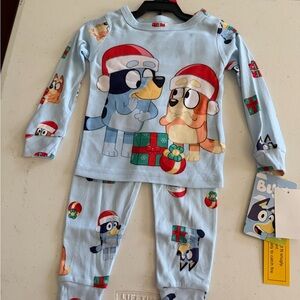 Bluey pajamas- top/ bottom NEW, 2T
